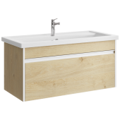 AQ URB0110DD Urban Тумба под умывальник, подвесная, с одним ящиком, 966х460х450 мм, Дуб Давос URB0110DD