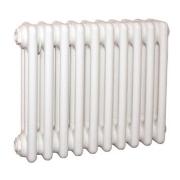 Стальной 3-х трубчатый радиатор Arbonia 3026, 13 секций, высота: 260 мм, длина: 585 мм, цвет: RAL 9016 (белый), боковое подключение № 12, размер подключения: 1/2