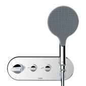 Bossini Apice Смеситель для душа, встраиваемый, термостатический, 2 запорных вентиля, с ручным душем и шлангом 1500 мм., цвет: хром. Z00521.030