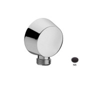 Шланговое подсоединение, Fima Carlo Frattini, Shower accessories, 1/2, цвет-черный матовый