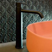 CISAL Less New Смеситель однорычажный для раковины на 1 отверстие,высокий h 287 мм,излив 160 мм,без донного клапана, цвет: черный матовый. LN00354040