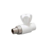 Кран шаровый Fusitek прямой радиаторный из ППР 20Х1/2 FT07301