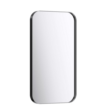 AQ RM0205BLK RM Зеркало в металлической раме 500х900х40 мм, чёрный RM0205BLK