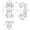 Fima Carlo Frattini Fimamultibox F4000 Внутренняя часть встраиваемого смесителя на 2/3 источника