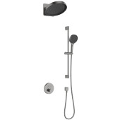 AQM 8403GM Набор для комплектации душа с термостатом, Серый матовый AQM8403GM