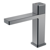 Boheme Quad Смеситель для раковины автоматический, высота излива 13,3 см, цвет: shine gun metall 159-SGM