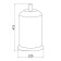 Boheme Murano Cristal Мусорное ведро круглое напольное, цвет: gold 10914-CRST-G