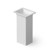 Dea Design Pedestal Basin Раковина 50х40х90см., напольная, без отв., Solid Surface, цвет: White №18. DD2014 500 18