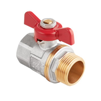 Кран шаровой, AquaHit, 3/4, НВ, PN 25, ручка-бабочка (БГШ)