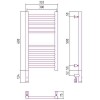 Сунержа Богема 3.0 Полотенцесушитель электрический 30x60h, лев., цвет: мат. черный 31-5804-6030