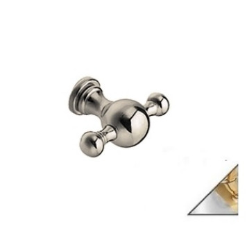CA 244.39 CHROME/GOLD Крючок двойной (малый) CA24439