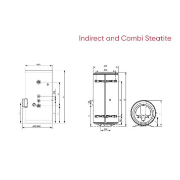 Водонагреватель комбинированного нагрева Atlantic Indirect-Combi Steatite 150 (874038)-2