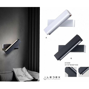 Бра iLedex Firefox 8104W-10W-3000K WH-2