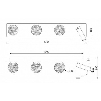 Бра iLedex Telescope W4774-60 SGD-1