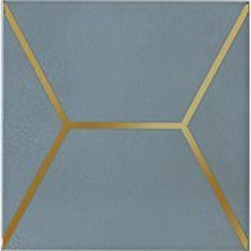 Витраж Декор голубой OP\E181\17067 15х15