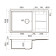 Omoikiri Sumi 86A-WH Кухонная мойка Artceramic 86x50 см, цвет: белый 4997104