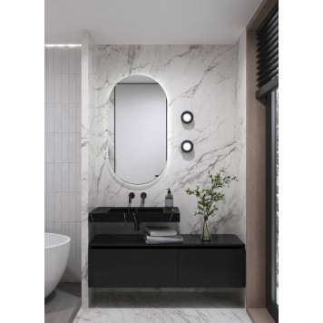 Armadi Art Flat Раковина мебельная прямоугольная 81х45,2х8h см, цвет: nero 859-080-NM-1