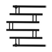 Водяной полотенцесушитель Energy Modern 600x500 черный матовый (RAL 9005)