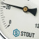 Термометр биметаллический STOUT SIM-0001 с погружной гильзой 50 мм 1/2 и корпусом Dn 100 мм, диапазон измерения 0-120°С