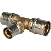 Тройник переходной STOUT 26х20х26 для металлопластиковых труб прессовой (SFP-0005-262026)
