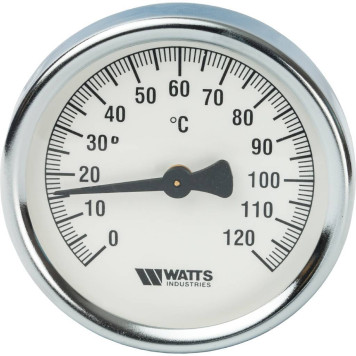 Термометр биметаллический накладной Watts FR810 (ТАВ) 80/120-1