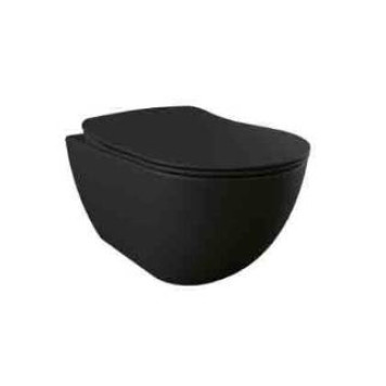 Унитаз подвесной безободковый FREE цв. черный матовый FE322-11SM00E-0000 (чаша без сидения)