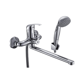 Смес/ванна В-серия однор дл/изл плоск Lобр в/к Дача Славен СЛ-ОД-В31