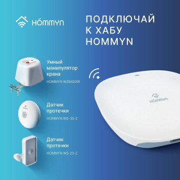 Манипулятор шарового крана HOMMYN электрический WZB400W-2