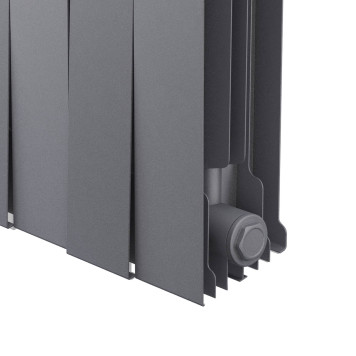 Радиатор биметаллический Royal Thermo PianoForte 200 Серебристый - 20 секц.-4