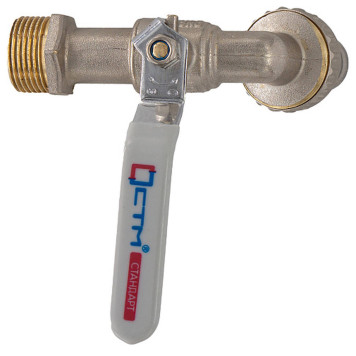 Кран шар. 1/2 с накид.гайкой бабочка СТМ СТАНДАРТ-3