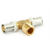 Тройник Uni-Fitt пресс-Н 20х1/2х20