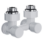 Узел нижнего подключения Royal Thermo Design угловой 1/2х3/4 EK (белый)