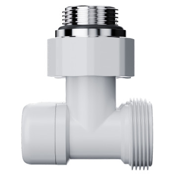 Узел нижнего подключения Royal Thermo Design угловой 1/2х3/4 EK (белый)-3