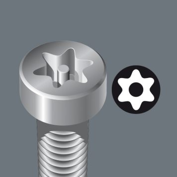 Отвёртка Wera TORX BO TX 7x60 мм-2