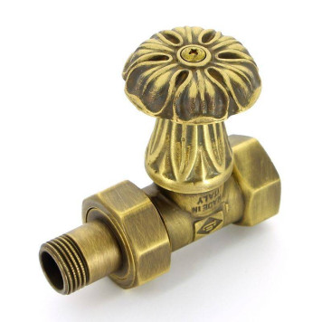 Вентиль ручной Carlo Poletti Artistic НВ 1/2 цвет бронзовый