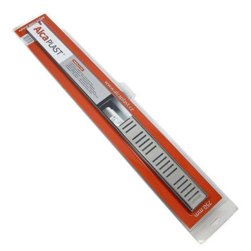 Лоток душевой Alcaplast APZ10 750 мм с порогами для перф. решетки нерж.сталь-2