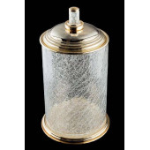 Boheme Murano Cristal Мусорное ведро круглое напольное, цвет: gold 10914-CRST-G