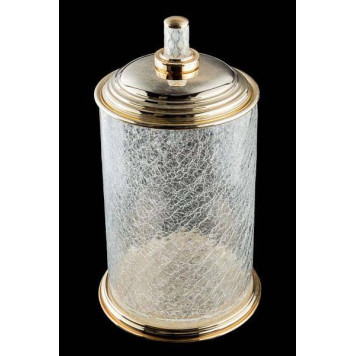 Boheme Murano Cristal Мусорное ведро круглое напольное, цвет: gold 10914-CRST-G
