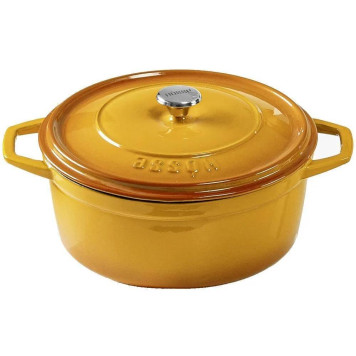 Глубокая кастрюля HS Y DT 24 YELLOW-2