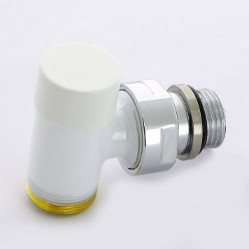 Вентиль обратный Carlo Poletti Compact угловой НН 1/2 х М24 х 19 цвет белый-2