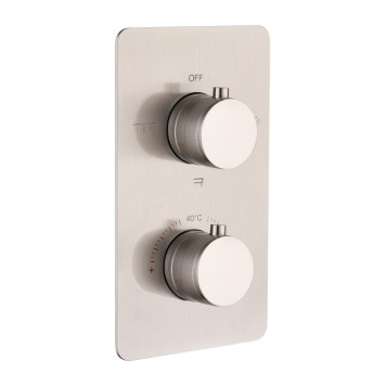 Boheme Cell Смеситель термостатический встраиваемый, 3 потреб., с внут. частью, цвет: nickel brush 134-3-NB