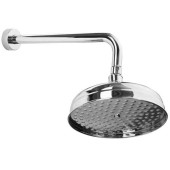 Boheme Brillante Верхний душ 20,8 см, 1 вид струи, кронштейн настенный 38 см, цвет: chrome 412