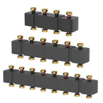 Коллекторы для ГБМ Коллектор распределительный MeiFlow TOP S до 5 контуров ME 66301.930