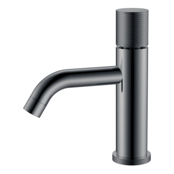 Boheme Stick Touch Смеситель для раковины длина излива 13,5 см, без дк, цвет: shine gun metall 121-SGM.2