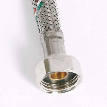 Гибкая подводка для воды UNI-FITT DN 8 ВВ 1/2 180 см оплетка из нержавеющей стали-2