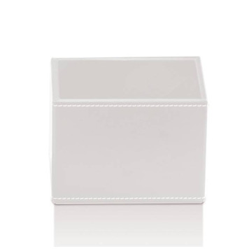 Decor Walther Brownie UB Универсальная коробка 11.5x8см, настольный, цвет: белая кожа. 0931250