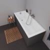 Duravit D-Neo Ванна 150х70х42см., отдельностоящая, DuraSolid, со сливом (без перелива), цвет: белый. 790127000000000, 700487000000000