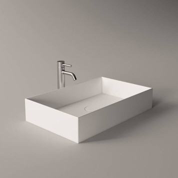 Alice Spy Rectangular Раковина 60x38х12см., накладная, без отв., цвет: белый глянцевый. 34250101-3