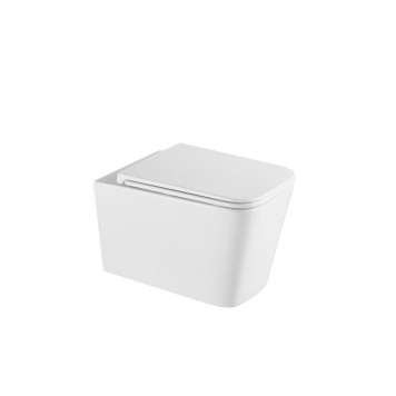 AQM2015PRO Унитаз подвесной сиденье SoftClose, технология смыва Invisible, скрыт крепеж. 530х365х380 AQM2015PRO