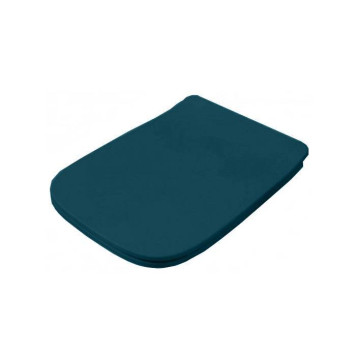 Artceram A16 Сиденье для унитаза, с микролифтом, фурнитура хром, цвет: Green petrolio. ASA001 42 71